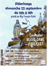 Plerinage du 18 septembre 2013 avec Notre Dame d'Arliquet