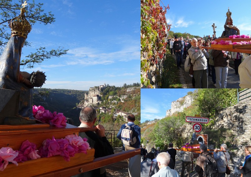 Photos du plerinage d'octobre 2015  Rocamadour avec Notre Dame d'Arliquet