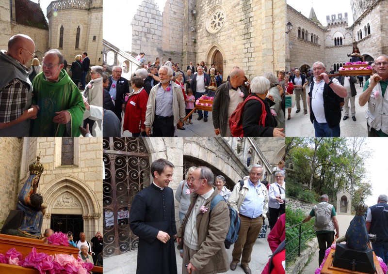 Photos du plerinage d'octobre 2015  Rocamadour avec Notre Dame d'Arliquet