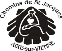 tampon pour credential du chemin de St Jacques du passage  Aixe-sur-Vienne