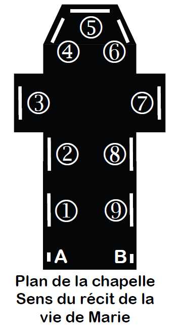 plan de la chapelle